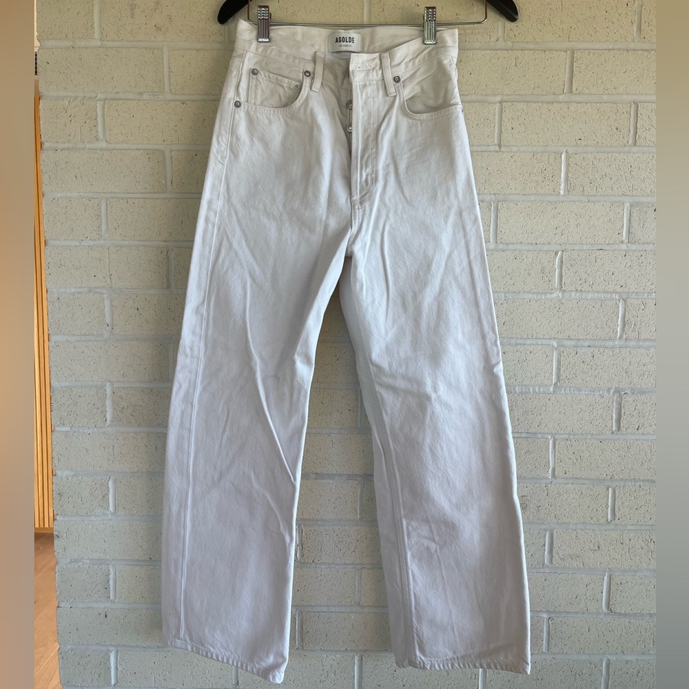 Agolde a117b-1183 Ren Jeans White